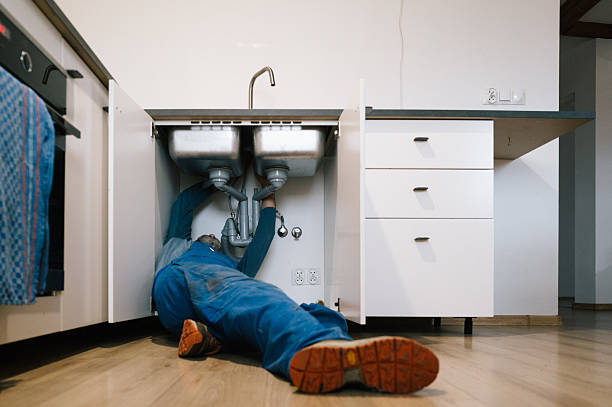 Professional Emergency Plumber technician working in Temperance, MI